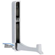 Klapphaken Came zum Einlassen - 1 Haken, H�he 93 mm, ZN verchromt poliert