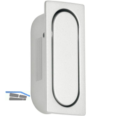 Klapp-Muschelgriff Voltu Breite 22 mm, H�he 52 mm, ZN alufarbig