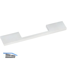 Griff Nestis LA 192 mm, Breite 260 mm, ZN wei� matt lackiert