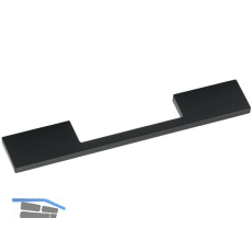 Griff Nestis LA 192 mm, Breite 260 mm, ZN schwarz matt lackiert