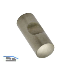 Knopf Subra � 10 mm, Tiefe 24 mm, Edelstahl geb�rstet