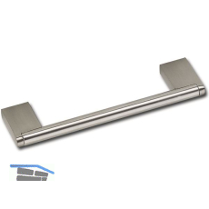 Griff Elth � 10 mm, LA 448 mm, B 468 mm, Edelstahl/Sockel ZN geb./Edelst. Effekt