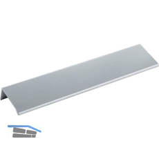 Griffleiste Piojo 3000 mm zum Aufkleben, Aluminium natur eloxiert