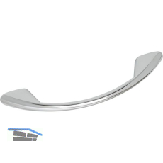 Griff Kalais LA 96 mm, Breite 134 mm, ZN verchromt poliert