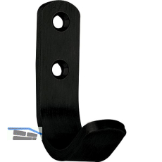 Mantelhaken Macoba Breite 18 mm, H�he 66,5 mm, Eisen schwarz matt