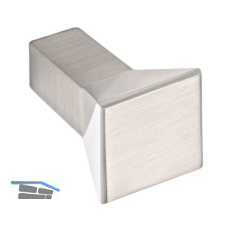 Knopf Flora Breite 15 mm, Tiefe 24 mm, ZN vernickelt feingeschliffen