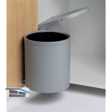 Einbau-Abfallsammler 12 Liter Grau