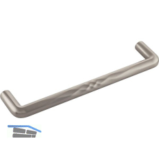 M�belgriff Shuffle LA 160, B 171,6 mm, Zinkdruckguss Edelstahl Effekt