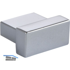 Knopf Fisolo Breite 29 mm, Tiefe 24 mm, ZN verchromt poliert