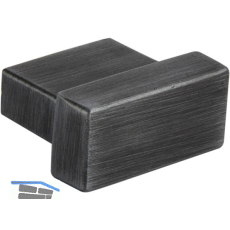 Knopf Fisolo Breite 29 mm, Tiefe 24 mm, ZN eisenf�rbig geb�rstet matt