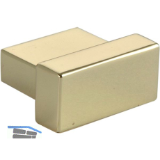 Knopf Fisolo Breite 29 mm, Tiefe 24 mm, ZN vermessingt poliert