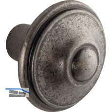 Knopf Flores � 31 mm, Tiefe 29 mm, ZN zinnf�rbig