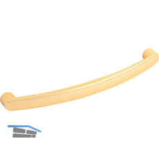 M�belgriff Santiago LA 128 mm, Breite 137 mm, Zinkdruckguss vergoldet poliert