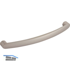 M�belgriff Santiago LA 128 mm, Breite 137 mm, Zinkdruckguss vernickelt matt