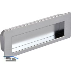 Muschelgriff Nicola B 112, Einlassma� 106,5 x 31 mm, ZN verchromt poliert