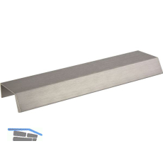 Griffleiste Bench LA 2x80,L�nge 200 mm,Aluminium Edelstahl Effekt