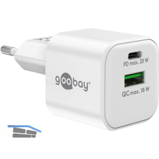 Steckernetzteil Nano USB-A/C max. 20W Wei�