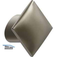 M�belknopf Flow Breite 30 mm, H�he 30 mm, Zinkdruckguss, Messing geb�rstet