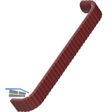 M�belgriff Lace Breite 171 mm, LA 160 mm, Zinkdruckguss, burgunderrot matt