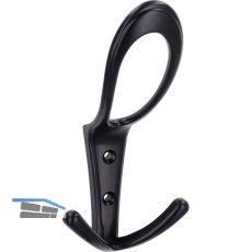 Huthaken Deneb Breite 76 mm, H�he 160 mm, ZN schwarz matt