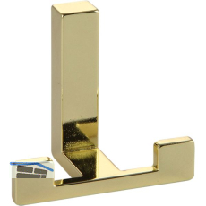 Mantelhaken Doradus 1 Breite 70 mm, H�he 61 mm, ZN vermessingt poliert