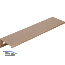 Griffleiste Crevan LA 128 mm, L�nge 145 mm, Aluminium champagner