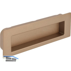 Muschelgriff Nicola B 112, Einlassma� 106,5 x 31 mm, ZN champagner