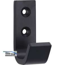 Mantelhaken Neso Breite 19 mm, H�he 54 mm, Aluminium schwarz matt
