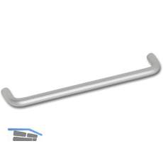 Griff Alkos LA 192 mm, Breite 202 mm, Aluminium natur eloxiert