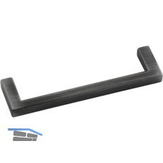 Griff Macha LA 96 mm, Breite 104 mm, ZN eisenf�rbig geb�rstet matt