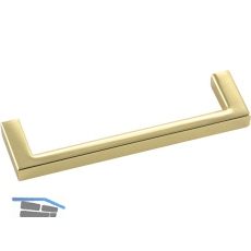 Griff Macha LA 96 mm, Breite 104 mm, ZN vermessingt poliert