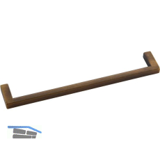 Griff Macha LA 192 mm, Breite 200 mm, ZN Messing schwarz geb�rstet