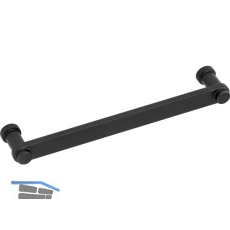 M�belgriff Pillar Breite 175 mm, Zinkdruckguss schwarz matt