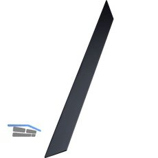 Griffleiste Streamline L�nge 385 mm, Aluminium schwarz matt