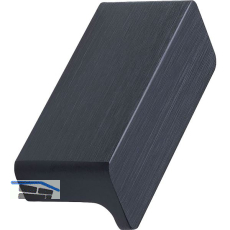 Griffleiste Elan L�nge 50 mm, Aluminium schwarz matt