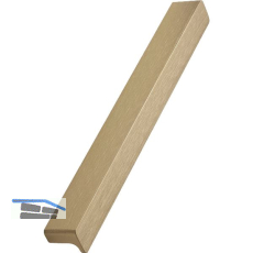 Griffleiste Elan L�nge 200 mm, Aluminium, Messing geb�rstet