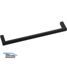 Griff Macha LA 320 mm, Breite 328 mm, ZN schwarz matt