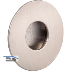 Muschelgriff Geometric rund � 70 mm, ZN Edelstahl Effekt