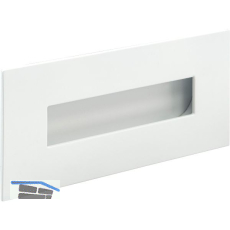 Muschelgriff Geometric rechteckig 155 x 73 mm, ZN wei� matt lackiert