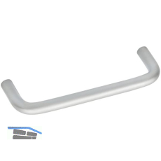 Griff Noreia � 8 mm, LA 64 mm, Breite 72 mm, Stahl verchromt matt