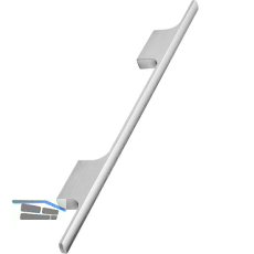 M�belgriff Tau Breite 286 mm, Aluminium Edelstahl Effekt