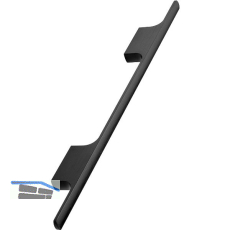 M�belgriff Tau Breite 286 mm, Aluminium schwarz matt geb�rstet