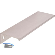 Griffleiste Crevan LA 128 mm, L�nge 145 mm, Aluminium vernickelt feingeschliffen