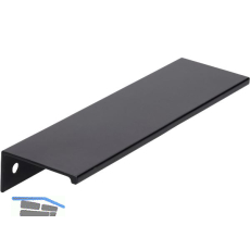 Griffleiste Crevan LA 128 mm, L�nge 145 mm, Aluminium schwarz matt