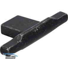 M�belknopf Baton, Breite 70 mm, Zinkdruckguss eisenf�rbig matt getrommelt