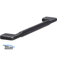 Griff Baton LA 160 mm, Breite 180 mm, Zinkdruckguss eisenf�rbig matt getrommelt