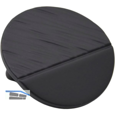 Griff Radiant Touch 3 - nach hinten gebogen, 60 mm, Kunststoff schwarz