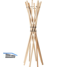 Garderobenst�nder MikadoScaf - Verbindungselement, Kunststoff schwarz