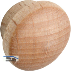 Holzabdeckkappe � 14 mm, Zapfen � 10 mm, Zapfenl�nge 4 mm, Buche roh