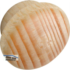 Holzabdeckkappe � 14 mm, Zapfen � 10 mm, Zapfenl�nge 4 mm, Fichte roh